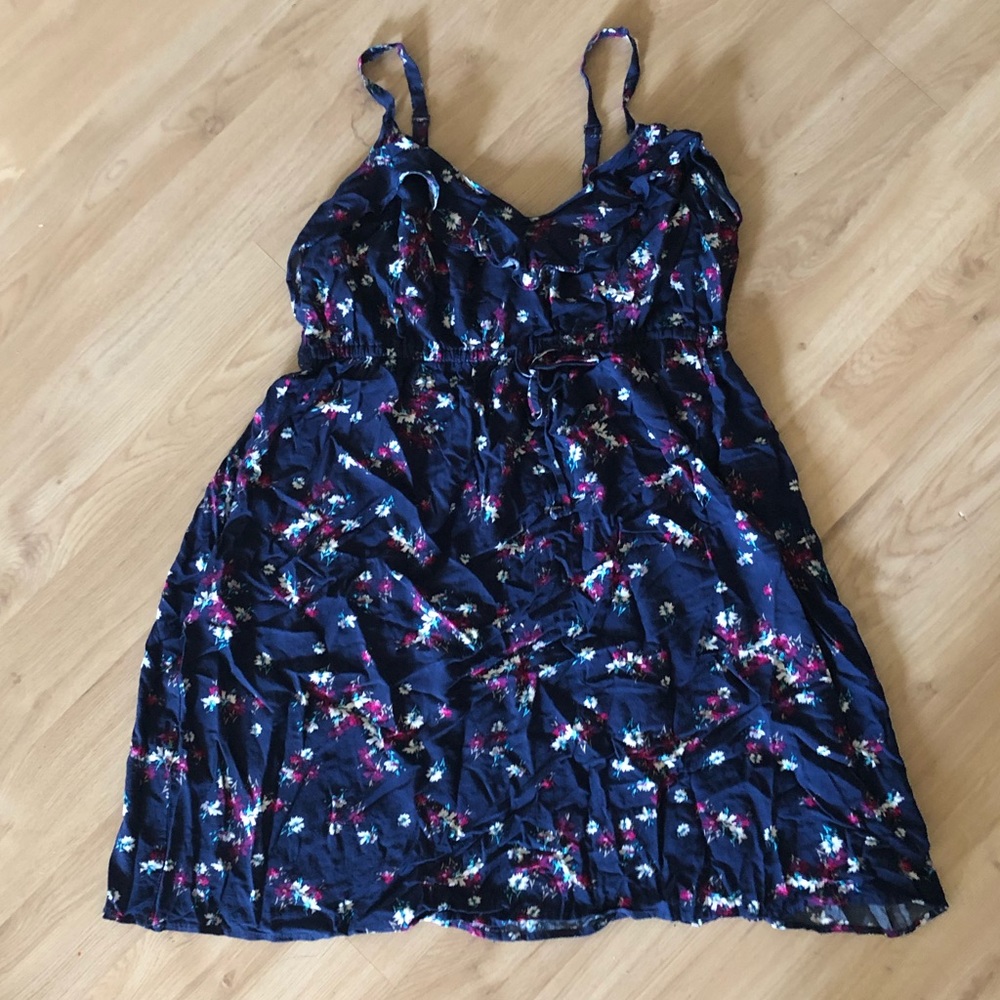 Torrid challis ruffle floral dress